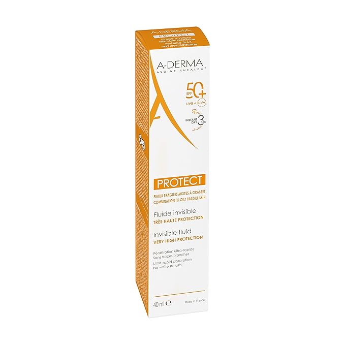 A-derma Protect Invisible Fluid Spf 50+ 40ml