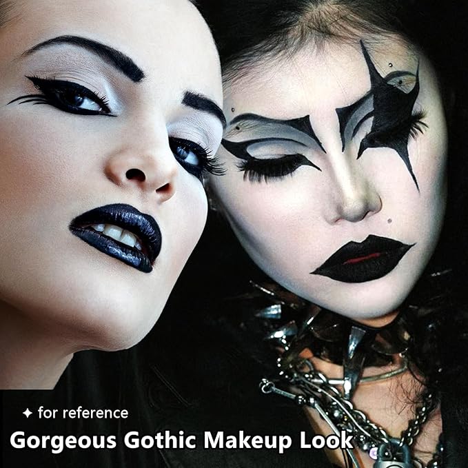 Halloween Goth Makeup, Complete Goth Make Up Set