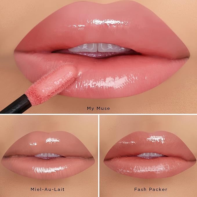 K7l pink glitter lip gloss