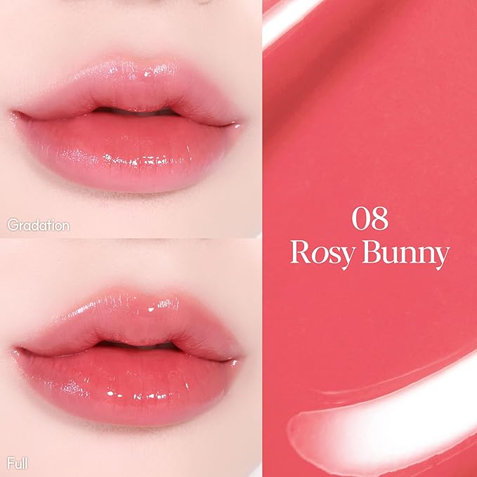 Espoir Lipstick Nowear Balming Glow #8 Rosy Bunny Lipstick 1oz