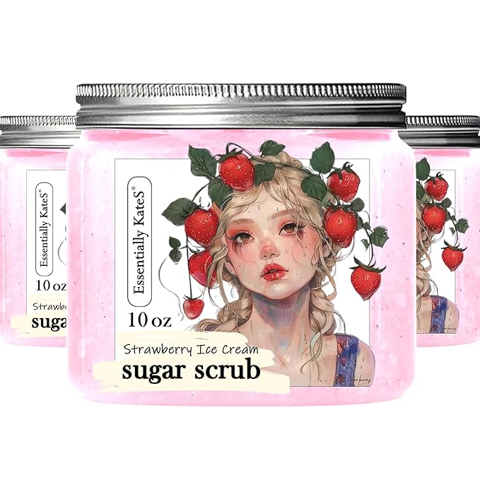 Strawberry Ice Cream Sugar Scrub 10