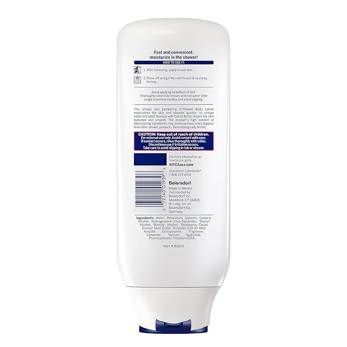 NIVEA Cocoa Butter In Shower Lotion,