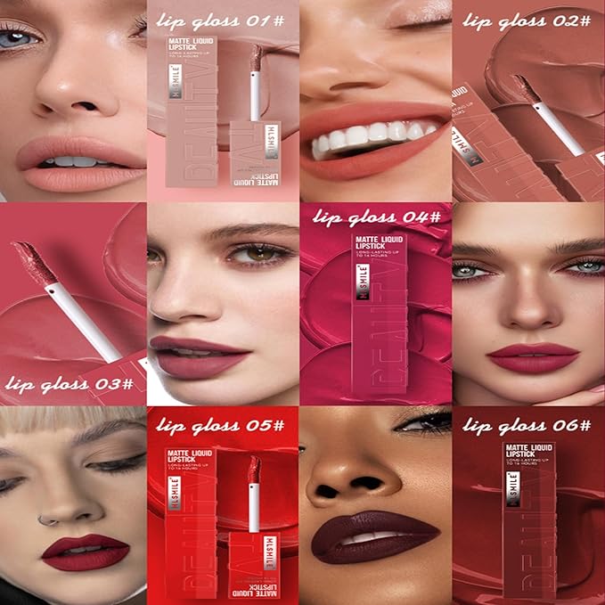 Liquid Matte Lipstick, Smudge Proof Lipstick, Nude Lipstick,