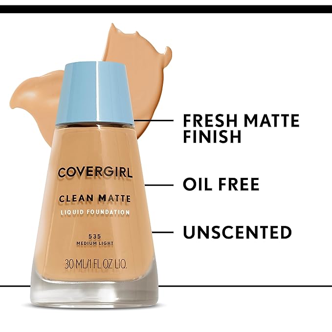 Covergirl Clean Liquid Foundation - 110 By for 0.25 Ounce