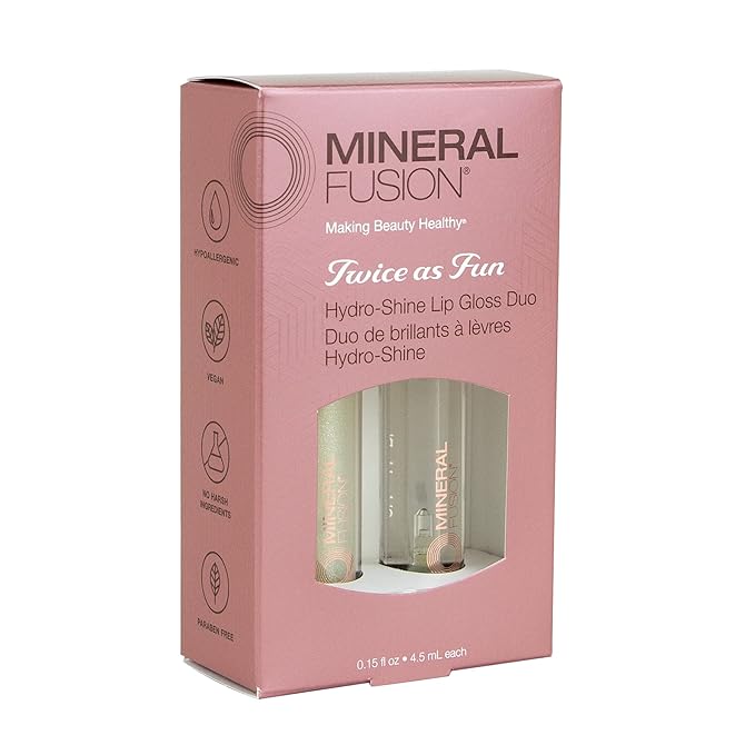 Mineral Fusion Twice As Fun, Hydro-Shine Lip Gloss