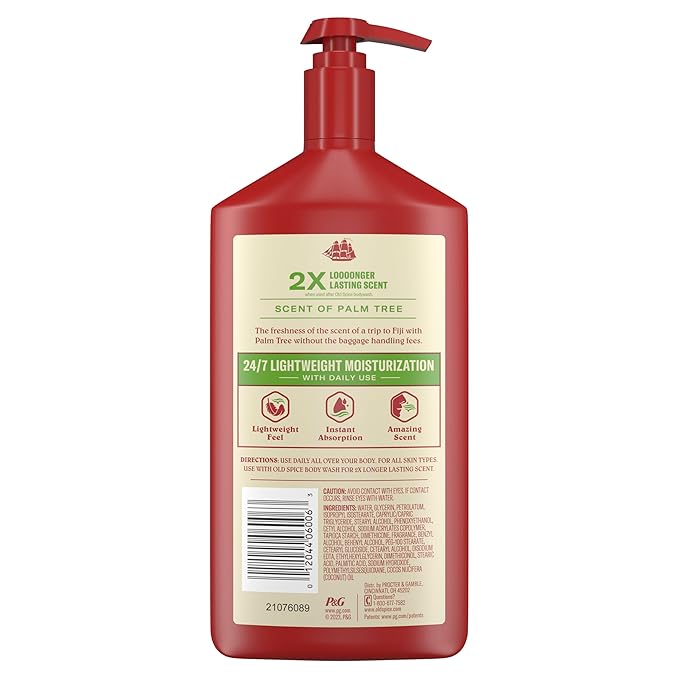 Old Spice Hand and Body Lotion 16 oz