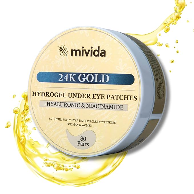 24k gold under eye patches