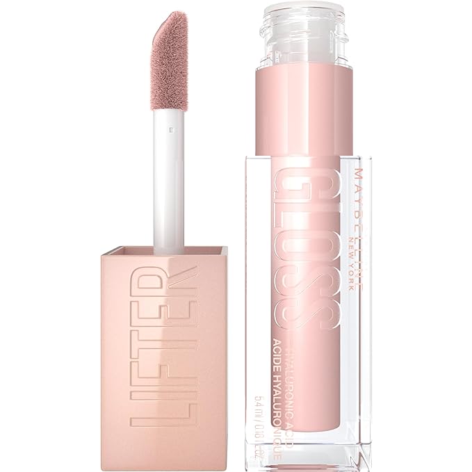 Maybelline Lifter Gloss, Hydrating Lip Gloss with Hyaluronic Lip