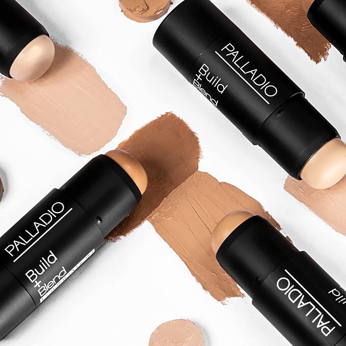 Palladio BUILD & BLEND Foundation Stick, Medium Coverage Stick,