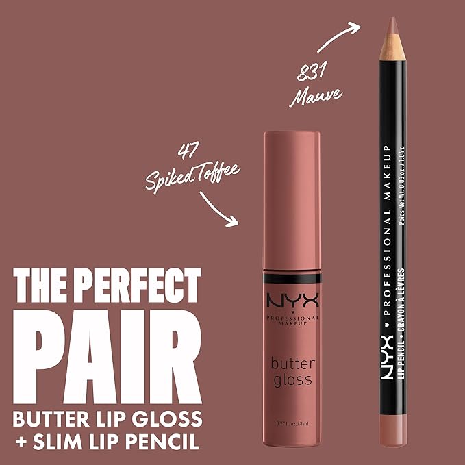 NYX PROFESSIONAL MAKEUP Butter Gloss Brown Sugar, Non-Sticky