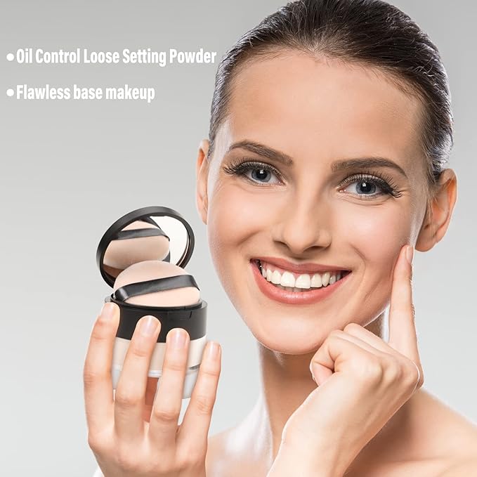 Boobeen Oil Control Loose Powder Translucent Setting Powder Face