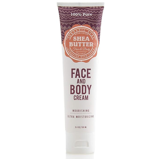 Shea Butter Moisturizing Face and Body Cream – Face 4 oz