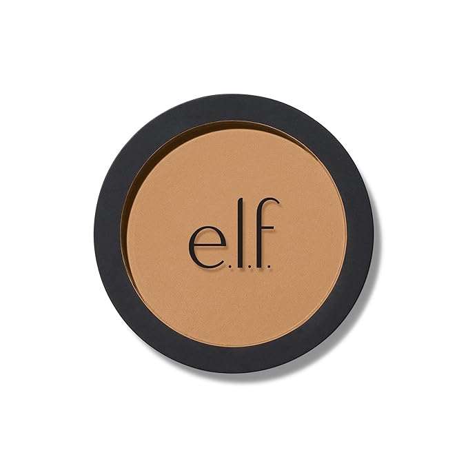 e.l.f. Primer-Infused Bronzer, Long-Lasting, Lightweight & Buildable Powder O' Clock