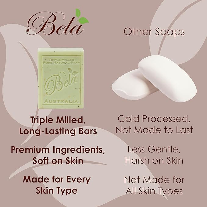 BELA - Triple Milled Pure Natural 3.3 oz