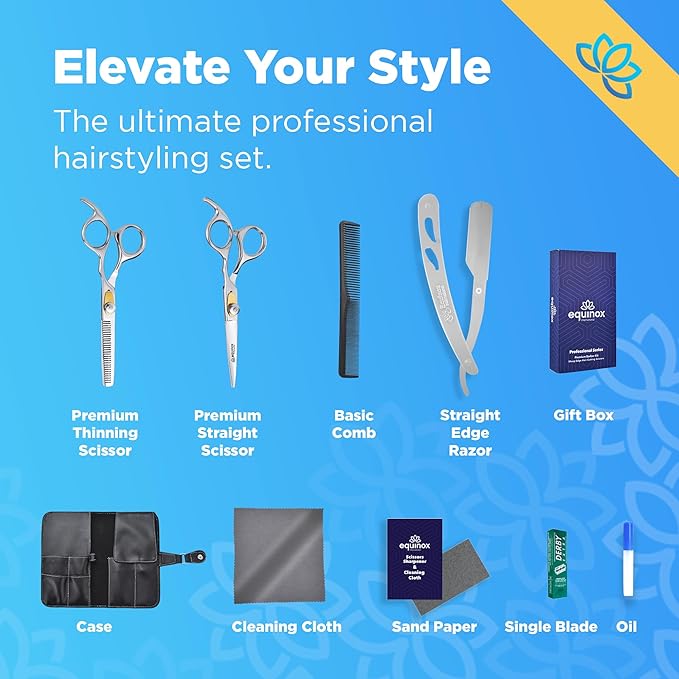 Equinox Professional Hair Scissors Set