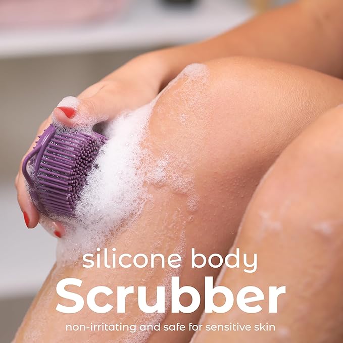 Mainbasics exfoliating silicone body scrubber