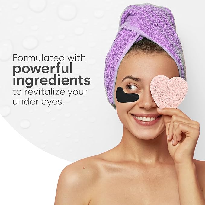 Snail Mucin Under Eye Patches (30 PAIRS), For Puffy Eyes and Dark Circles, Under Eye Mask with Hyaluronic Acid & Hydrolyzed Collagen, Deeply Hydrating Formula, Patch Yeux