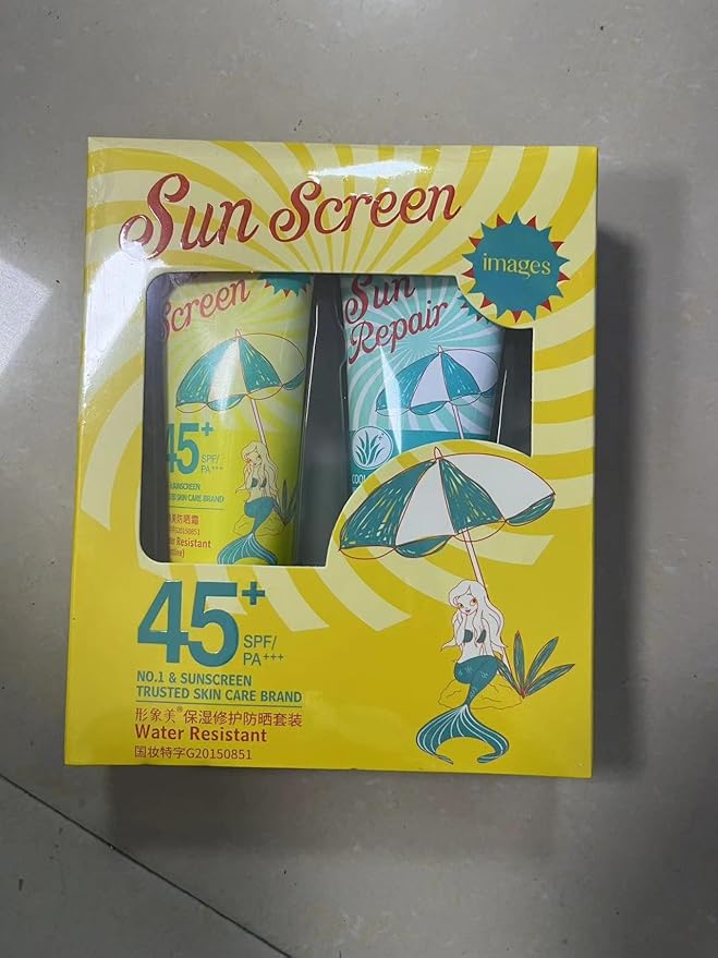 Moisturizing Sunscreen (SPF50+ PA++++) ，Lightweight Face Moisturizer Sunscreen，SPF 50 Face Sunscreen