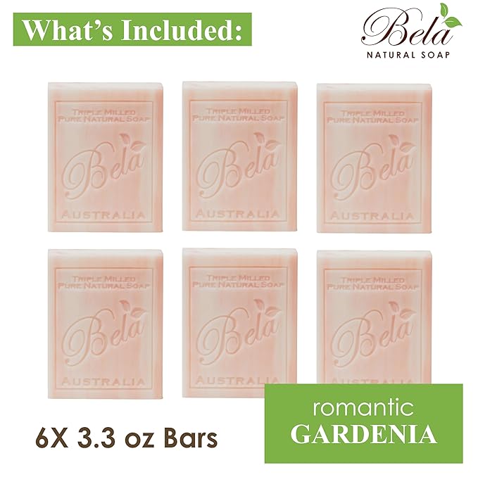 Bela, Romantic Gardenia, Natural Ingredient Soap 93g