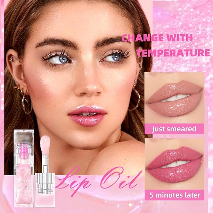 Magic Color Changing Moisturizing Lip Glow Oil, 2024 Lip