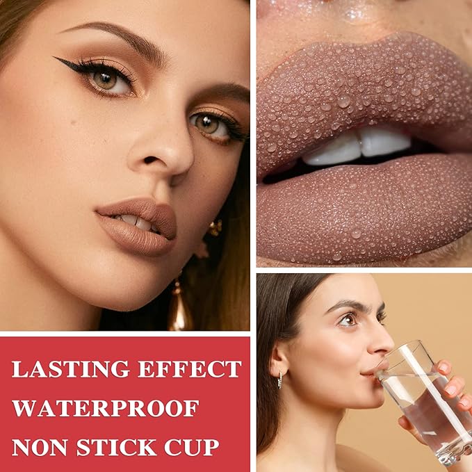 Matte Nude Lipstick,Nude Paper Tube Nude Matte Lipsticks