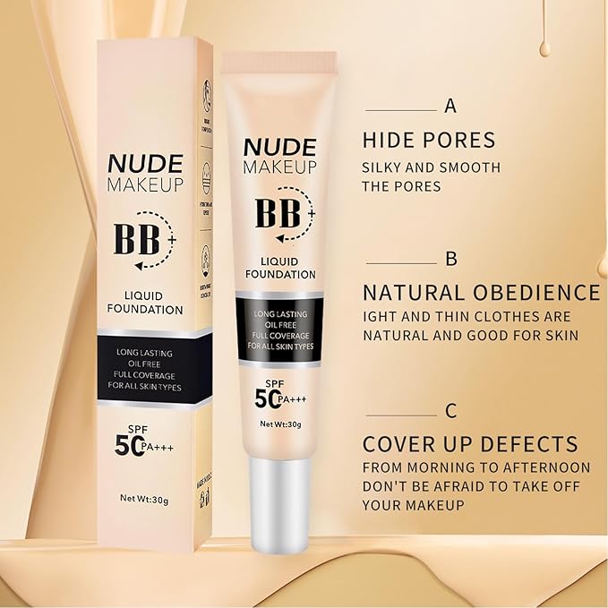 BB Cream Tinted Moisturizer with SPF50, BB Cream