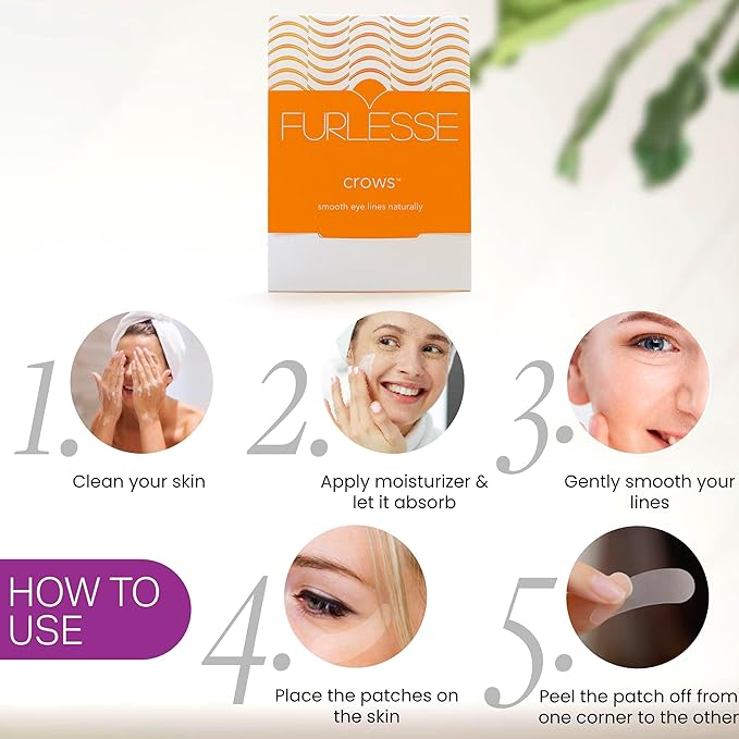 Furlesse Crows Wrinkle Patches, Overnight Eye Anti-aging