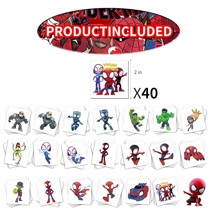 For spidey birthday party supplies,