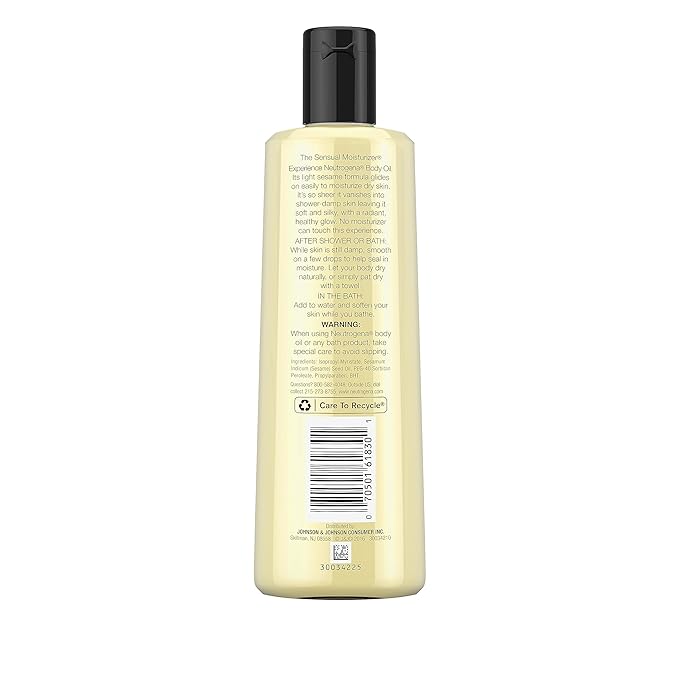 Neutrogena Fragrance-Free Body Oil Light Sesame