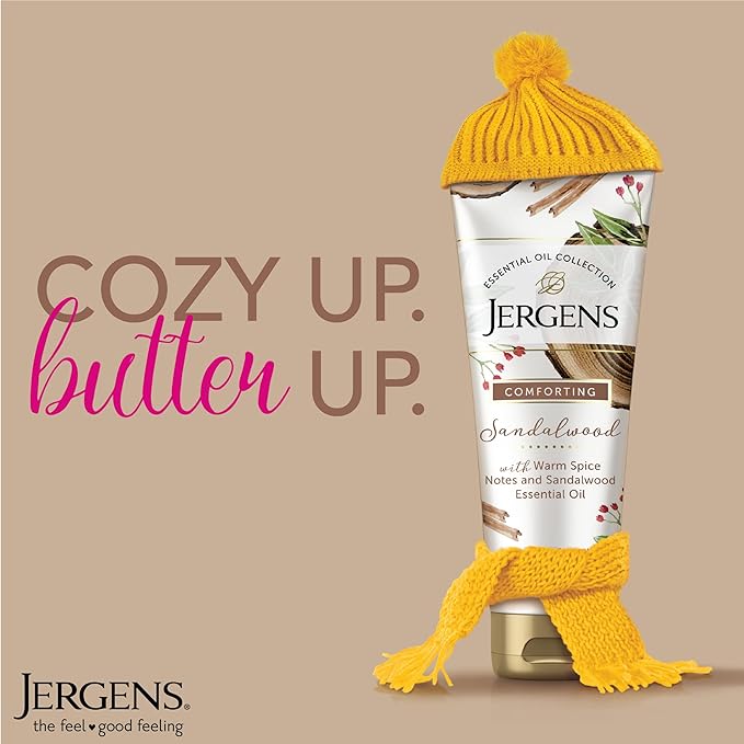 Jergens Sandalwood Body Butter Lotion, Moisturizer