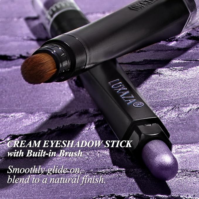 Neutral eyeshadow stick makeup set,