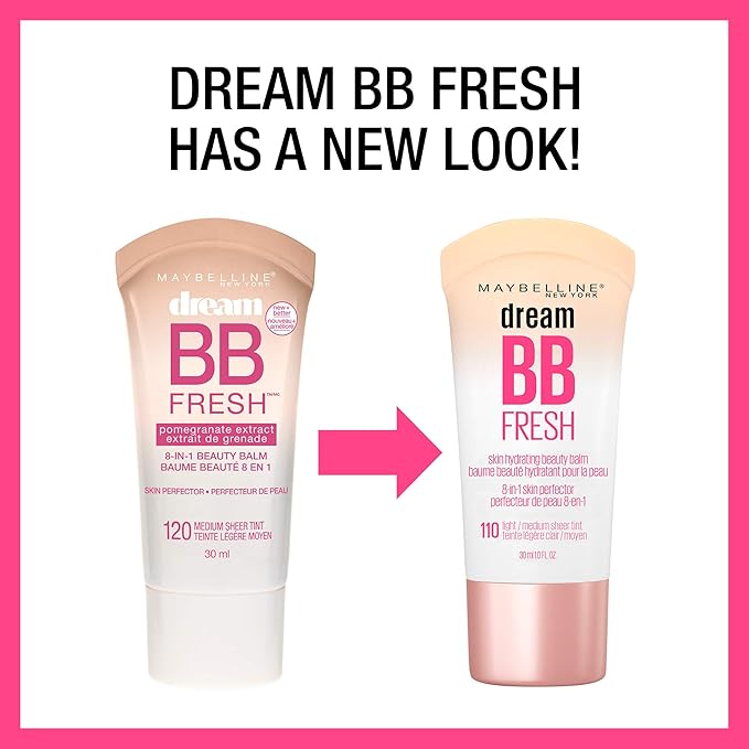 Maybelline Dream Fresh Skin Hydrating BB cream, 8-in-1 Fl Oz