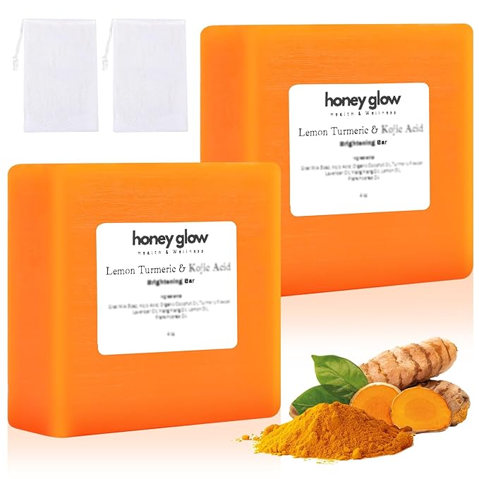 Honey Glow Lemon Turmeric Kojic Soap