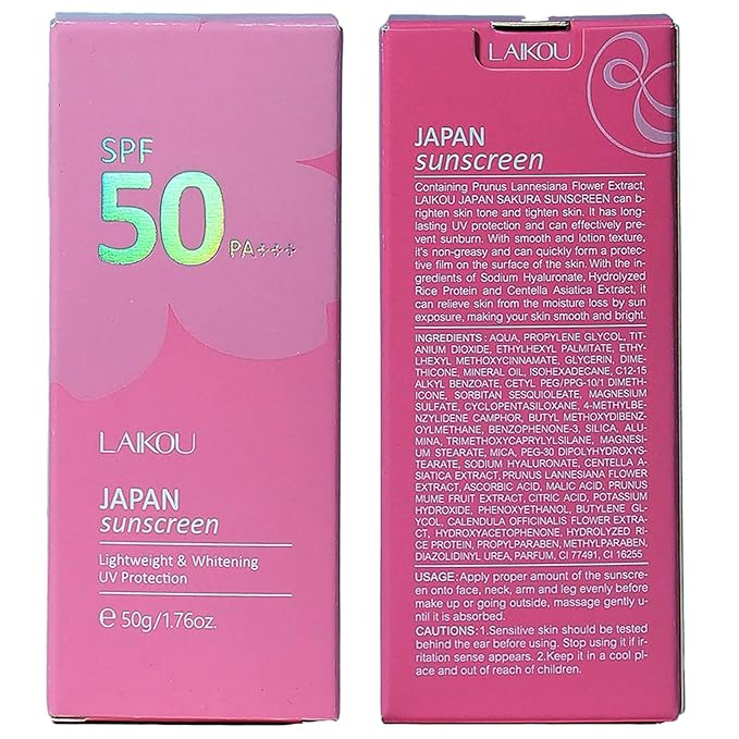 Japan Sunscreen SPF 50 Bloqueador Solar Japones Sunscreen for Face Japanese Sunscreen SPF PA+++ Rosada Sunscreen Essence Cream 50g Moisturizing Cosmetics Skin Care Products (3)