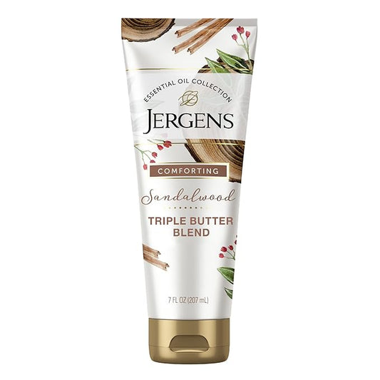 Jergens Sandalwood Body Butter Lotion, Moisturizer