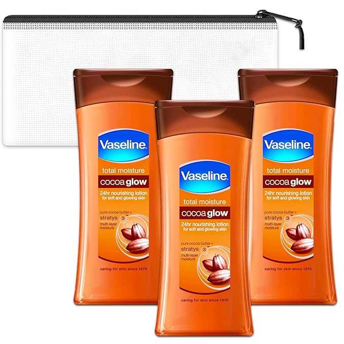 Vaseline Cocoa Glow Nourishing Lotion Travel 100ml