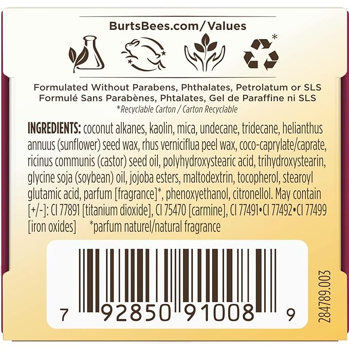 Burt's Bees Color Nurture Moisturizing Cream Blus