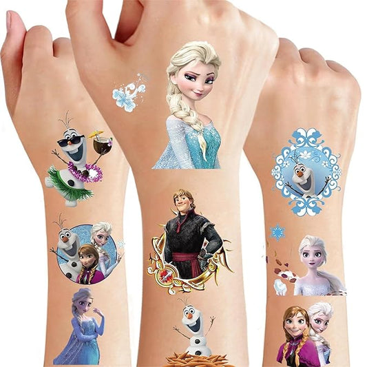 4 sheet frozen princess tattoos