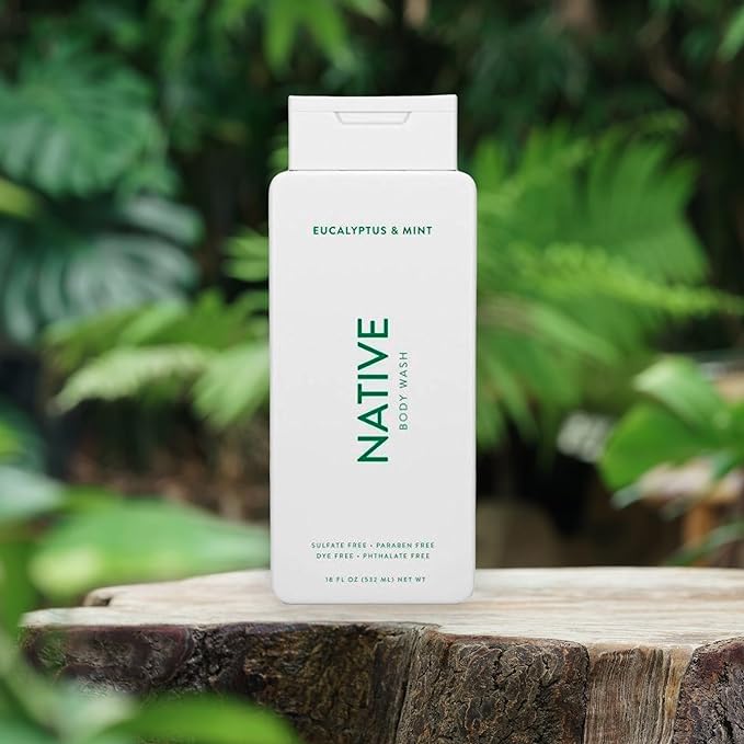 Native Body Wash Contains Naturally Derived 18 oz