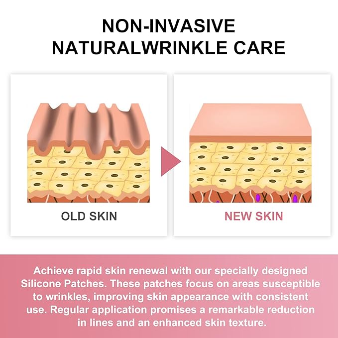 Reusable Wrinkle Patches 3 Pack - Silicone Fusion Treatment Forehead Patches for Brow Lift, Wrinkle Smoothers, Reduce Frown Lines & Face Lift (Eye)
