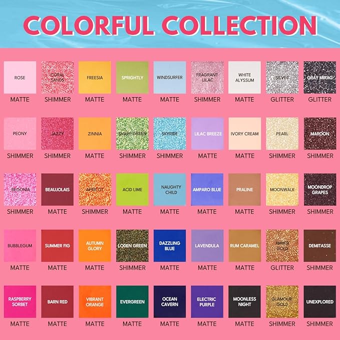 45 Shades Eyeshadow Palette, Highly Pigmented Colorful Collection