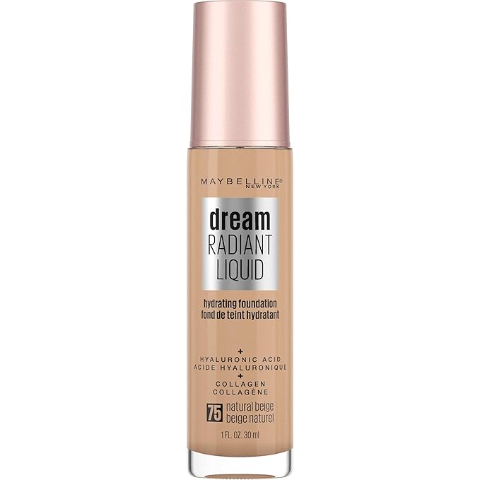 Maybelline Dream Radiant Liquid Medium Coverage Hydrating Makeup, 1 Count