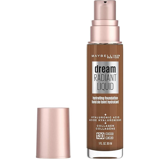 Maybelline Dream Radiant Liquid Medium Coverage Hydrating Makeup, 1 Count