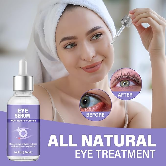 Eye serum, mild eye treatment