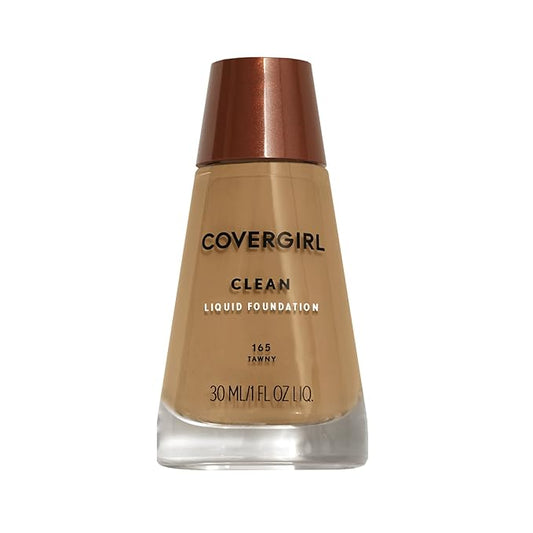 COVERGIRL Clean Makeup Foundation Tawny 165, (packaging may may vary) 1 oz