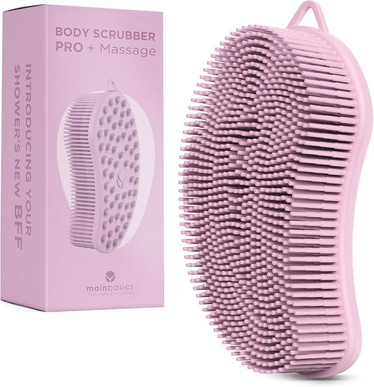 Mainbasics exfoliating silicone body scrubber