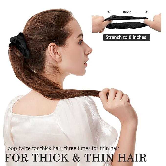 Satin Scrunchies for Women Girls