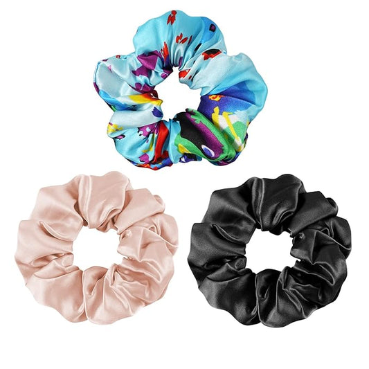 OLESILK 100% Mulberry Silk-Scrunchies for