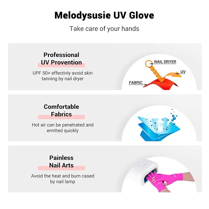 Melodysusie uv gloves for gel