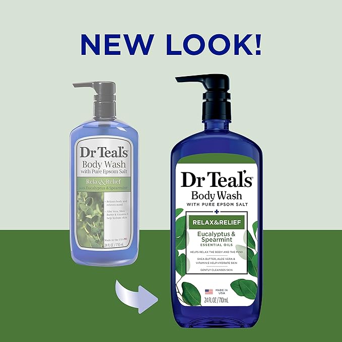 Dr Teal's Body Wash with Pure Epsom Salt,